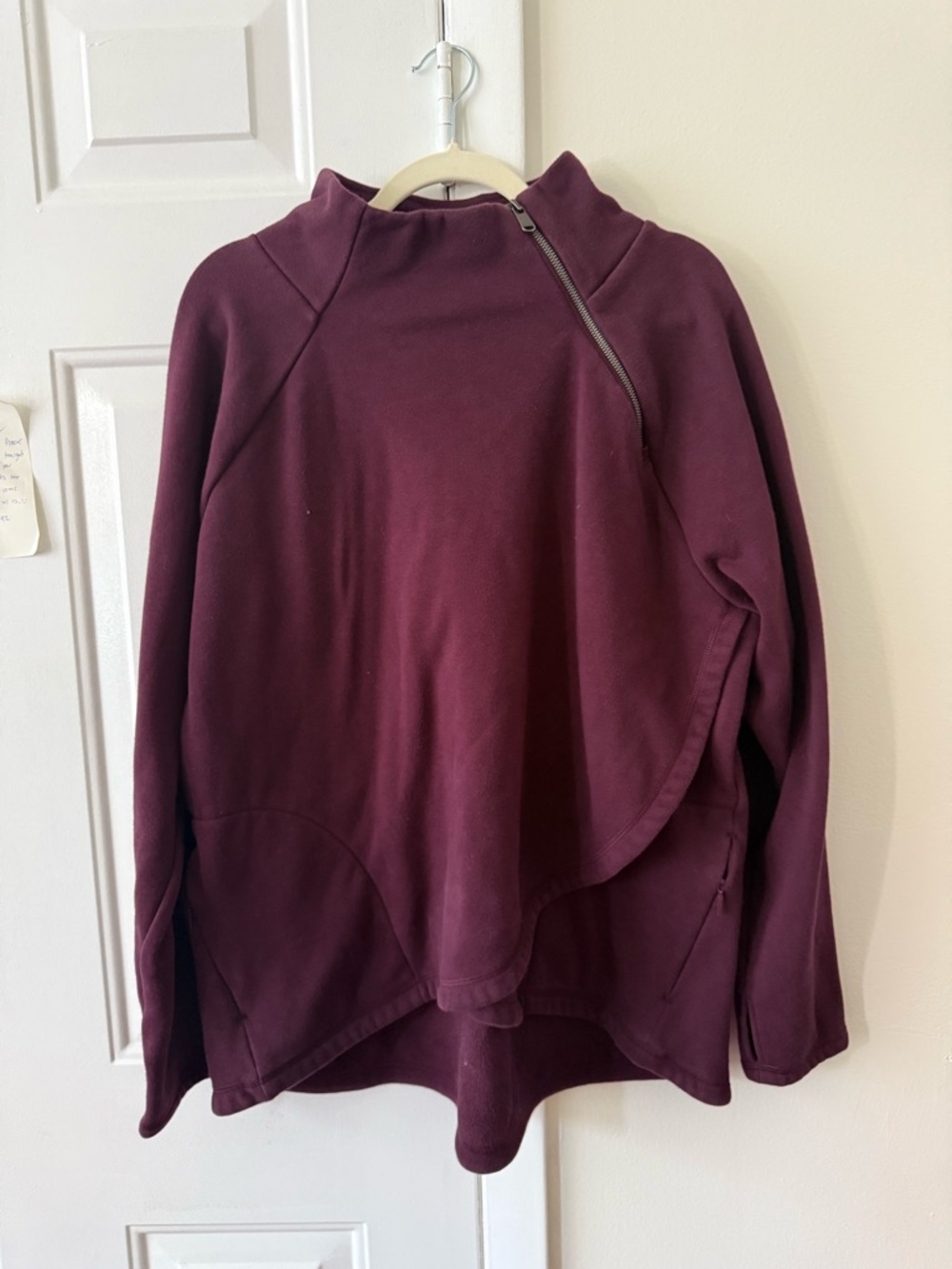 Mock neck sweatshirt